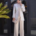 مانتو مجلسی بهاره با طرح گلدار مزون نوبل